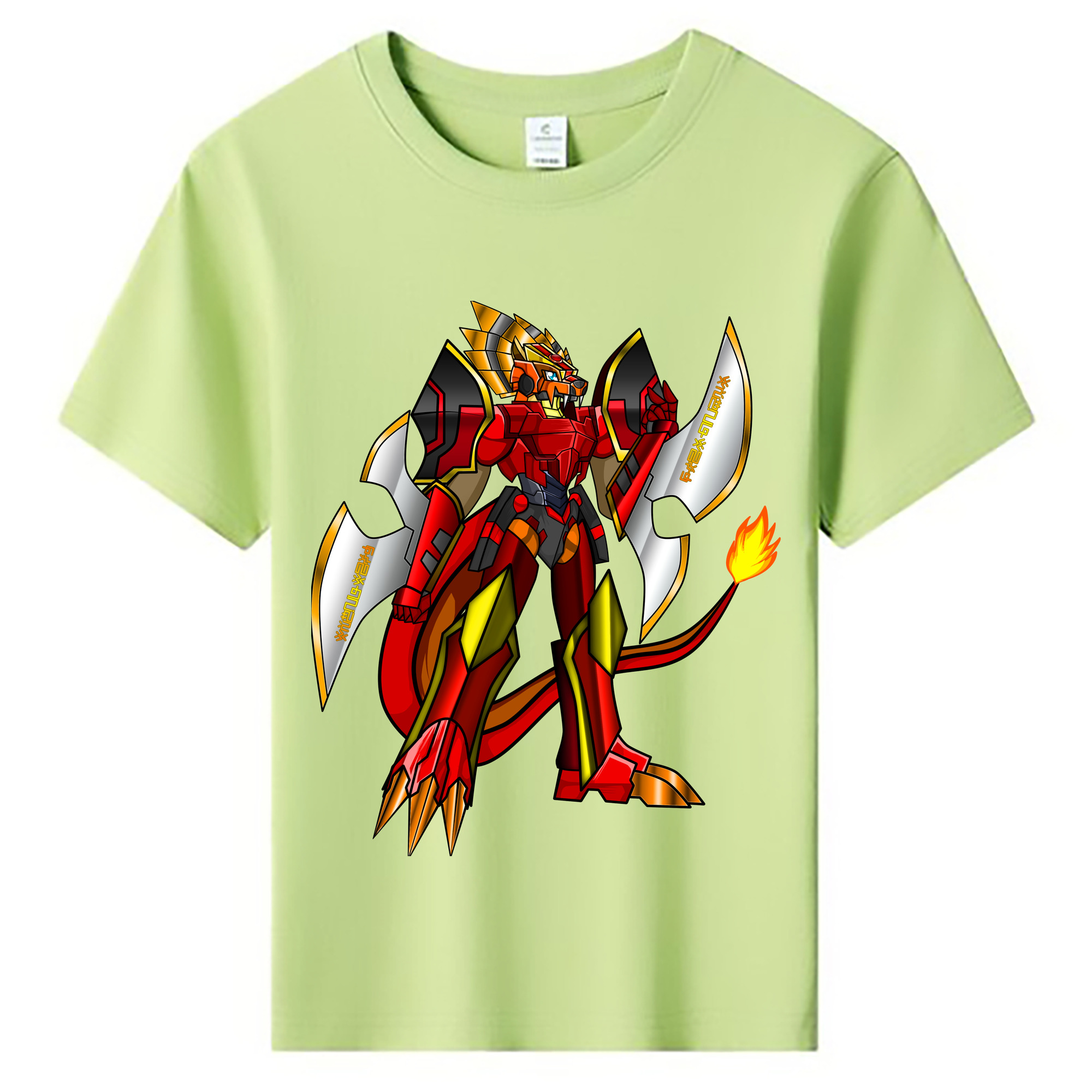 （画像用） Digimon デジタルモンスター/デジモン 綿100％キッズTシャツ（フロントプリント）